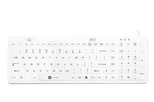 Cleantype® Medical, Silicon keyboard with magnets