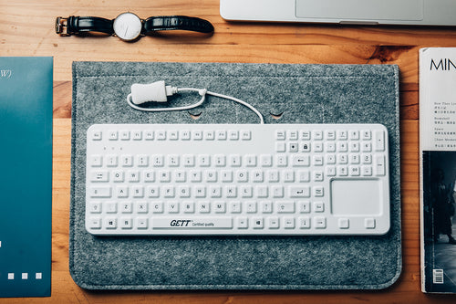 Cleantype® Prime Touch Silicone Keyboard
