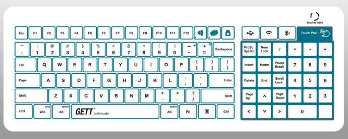 Capacitive Glass Keyboard