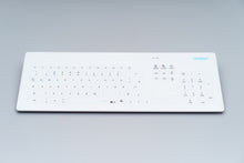Load image into Gallery viewer, Cleankeys® CK4 Capacitive Desktop Glass Keyboard