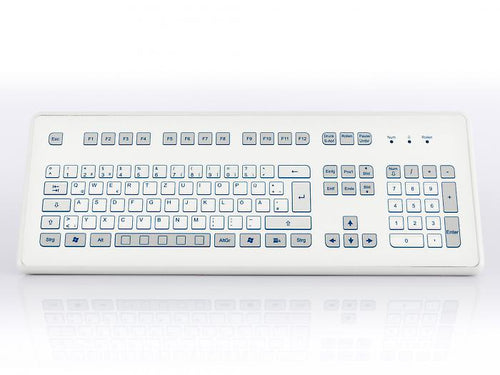 Indudur® Industrial Foil-covered Desktop Keyboard with Short Travel Keys