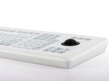 Load image into Gallery viewer, Indudur® Industrial Foil-covered Keyboard with Integrated 38-mm Trackball