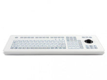 Load image into Gallery viewer, Indudur® Industrial Foil-covered Keyboard with Integrated 38-mm Trackball