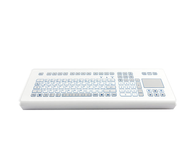 Indudur®  Industrial Foil-covered Desktop Keyboard with Integrated touchpad