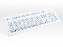 Load image into Gallery viewer, Indudur®  Industrial Foil-covered Keyboard for 19&quot; Rack Integration with 4 HU
