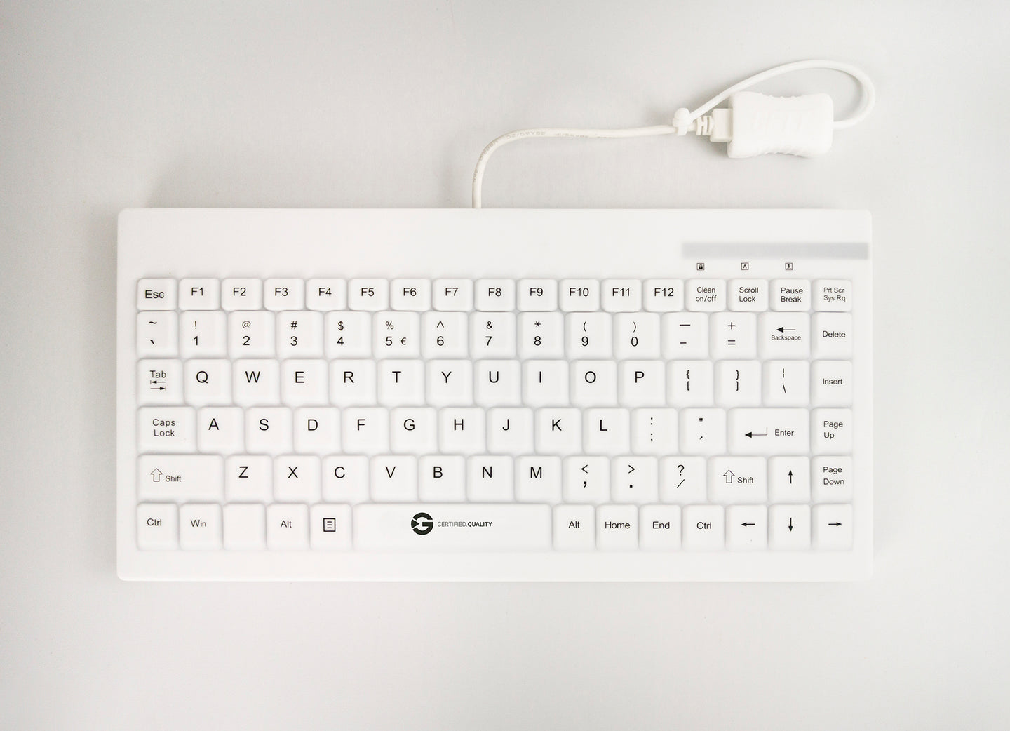 Cleantype® Easy Protect Compact Silicone Keyboard