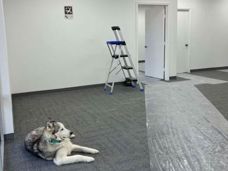 Removed wall at GETT factory in Houston