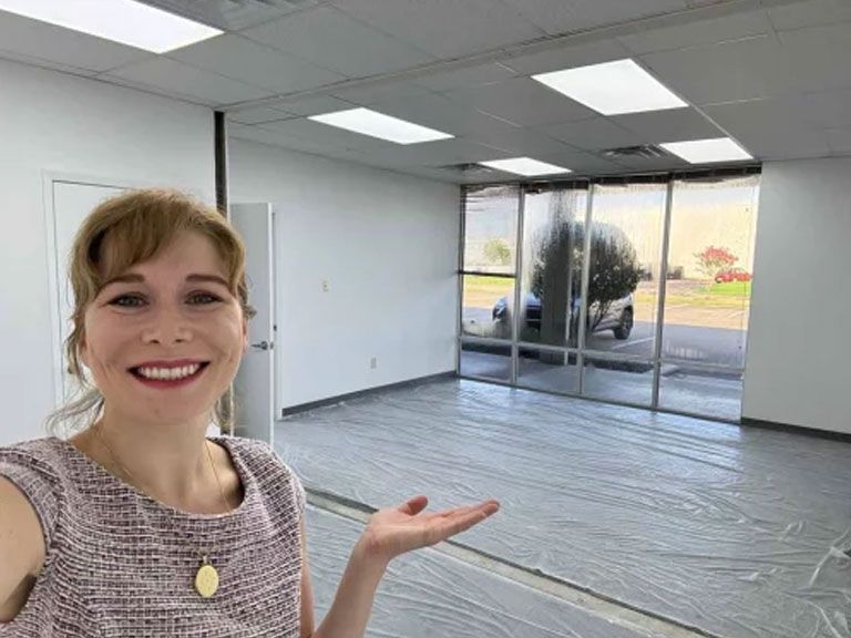 Removed wall at GETT Factory in Houston, Texas