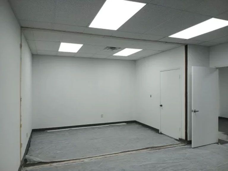 Removed wall at GETT factory in Houston, Texas