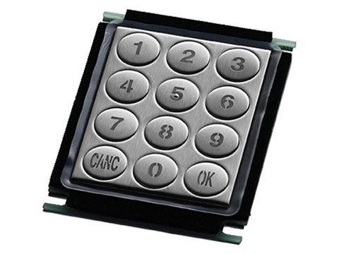 Grafos Steel numeric keypad